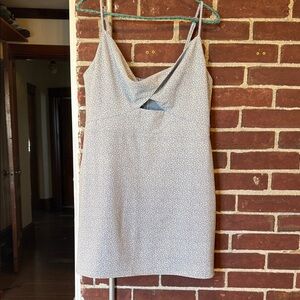 Abercrombie & Fitch White small flower Patterned Camisole dress